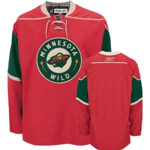    100% Authentic Polyester Minnesota Wild Jersey: Sports & Outdoors