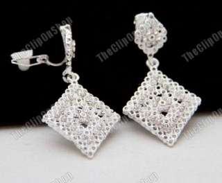 These earrings are for non pierced ears. They have a clip back (with 