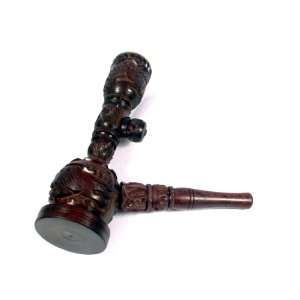   Carved Tobacco Smoking Wooden Chillum/Pipe/Hookah 