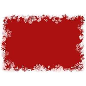 Grunge Snowflakes Background Red   Peel and Stick Wall Decal by 
