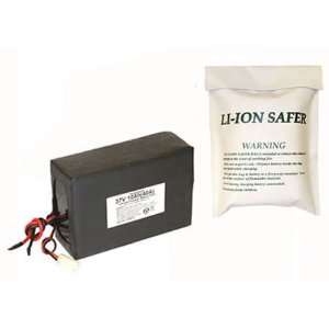  Polymer Li Ion Battery 37V 10Ah ( 370 Wh) 30A Drain Rate + A Fire 