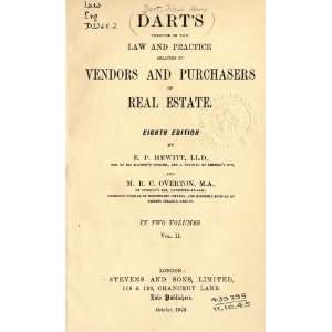   And Purchasers Of Real Estate J. Henry (Joseph Henry) Dart Books