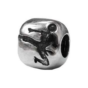  Zable Martial Arts School Sports Sterling Silver Charm 