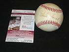 JSA COA ~ NY Yankees HOF Lou Gehrig Autographed Homerun Ball 1935 36 w 