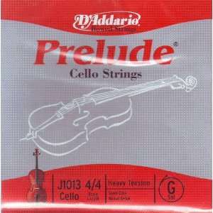  DAddario Cello Prelude 4/4 Heavy Nickel Wound G, J1013 H 