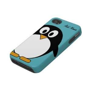  Cute Cartoon Penguin   iPhone 4 4s Tough Iphone 4 Cover 