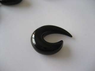 NEW Lot50 Black Ear Expander Ear Plugs &Tunnels 8mm  