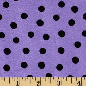  44 Wide Spooktacular Polka Dots Lavender Fabric By The 