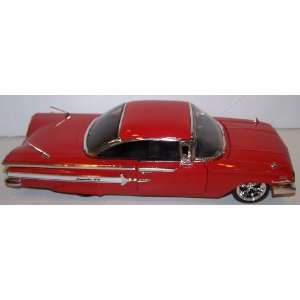   24 Scale Dub City Diecast 1960 Chevy Impala in Color Red Toys & Games