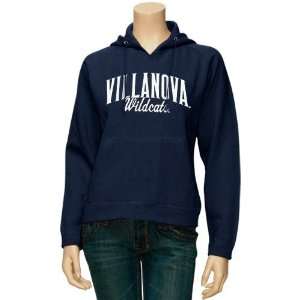 Villanova Wildcats Ladies Navy Blue Pro Weave Hoody Sweatshirt:  