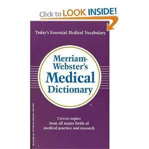  Merriam Websters Medical Dictionary byJr Jr Books