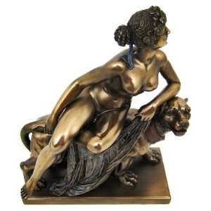  Ariadne On The Panther Bronzed Finish Statue Greek