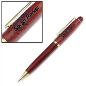    Classic Rosewood Ballpoint Pen Free Engraving.: Home & Kitchen