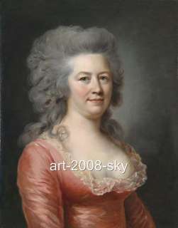 Old Master Art Antique Oil Painting Portrait Noblewoman 30X40  