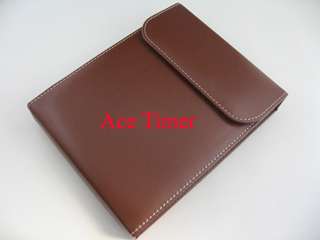 Watch Brown Folder Traveling Case Fits up to 44mm  