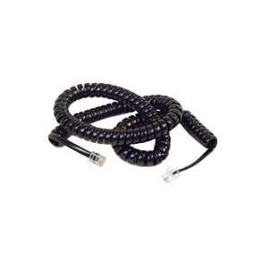   Male To Rj11 Male Telephone Handset 25 Foot Cord Coiled: Electronics