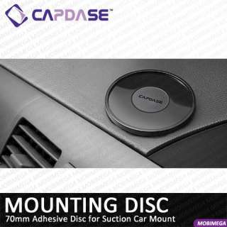Capdase 3M Adhesive 70mm Mounting Disc for Suction Car Mount on 