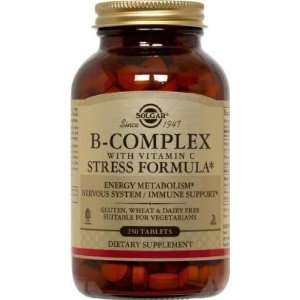  Solgar, B Complex with Vitamin C Stress Formula, 250 