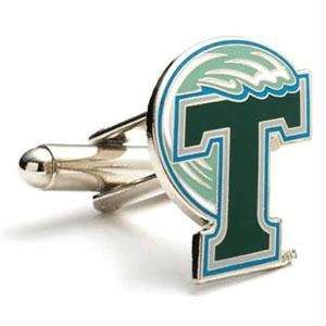Cufflinks Tulane Green Wave NCAA Logod Executive Cufflinks w/ Jewelry 