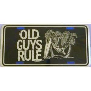  Old Guys Rule Hammock Guy License Plate Ogr41202: Sports 
