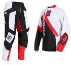 kids sinisalo red electric mx shirt pants combo available in