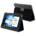 Black Leather Case for Samsung Galaxy Tab P7500  