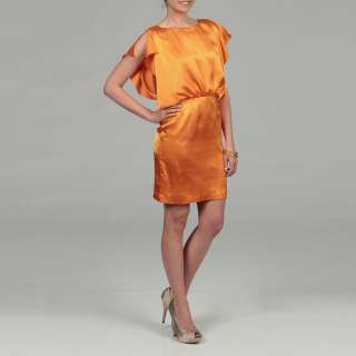 Calvin Klein Womens Flutter Sleeve Dress  Overstock