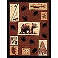 Lodge Fish Natural Area Rug (5x8)  Overstock