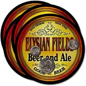 Elysian Fields, TX Beer & Ale Coasters   4pk