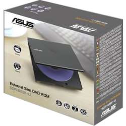 Asus SDR 08B1 U Black External DVD Reader w/$10 Mail in Rebate 