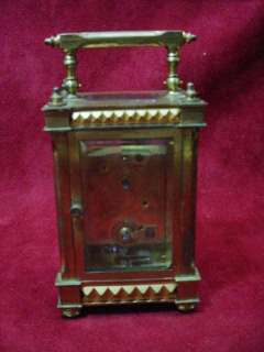 ANTIQUE FRENCH CARRIAGE CLOCK MARSHALL FIELDS CHICAGO  