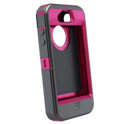 Otter Box Apple iPhone 4/ 4S OEM Peony Pink/ Grey Defender Case 