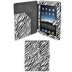 Apple iPad Zebra Pattern Leatherette Portfolio Case  