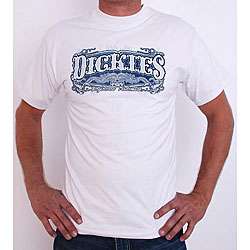 Dickies Scorpion Mens Crewneck White T shirt (Large)  