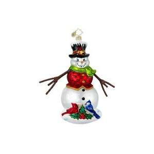  Christopher Radko Winter Gathering Snowman Ornament: Home 