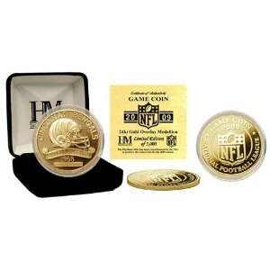 Highland Mint THM CB09FGMK Cincinnati Bengals 24KT 2009 Gold Game Coin