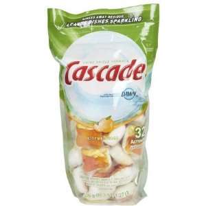  Cascade ActionPacs Dishwasher Detergent Citrus Scent 32 ct 