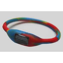   : Groovy Yellow/ Red/ Blue Silicone Band Sports Watch  Overstock
