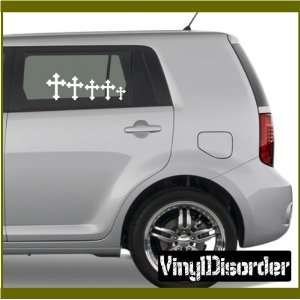 Family Decal Set Religious 05 Stick People Car or Wall Vinyl Decal 