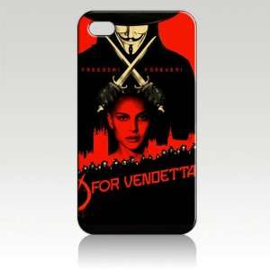 V for Vendetta Hard Case Skin for Iphone 4 4s Iphone4 At&t 