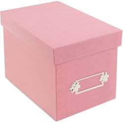 Sizzix Large Wooden Pink Storage Box  Overstock