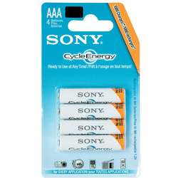   Energy AAA Rechargeable NiMH Batteries (Case of 4)  