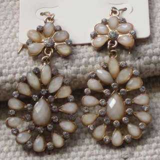New Dangle Hook Earrings Gift FS Womens Jewelry Forever21 Gold Tone 