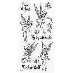 Disneys Tinker Bell Clear Stamps  Overstock