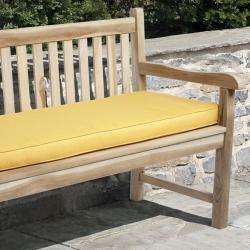 Clara 48 inch Outdoor Sunflower Yellow Bench Cushion Made with 
