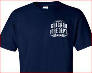Chicago Fire Department T shirt Tribal M L XL 2XL 3XL 4XL   Short/Long 