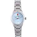 Chronotech Womens Stainless Steel Light Blue Watch Compare 