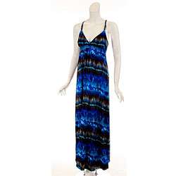 JFW Womens Dark Blue Maxi Dress  Overstock