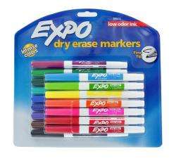 Expo Low Odor Fine tip Dry Erase Markers (Pack of 16)  Overstock