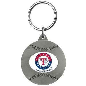  Texas Rangers MLB Baseball Key Tag: Sports & Outdoors